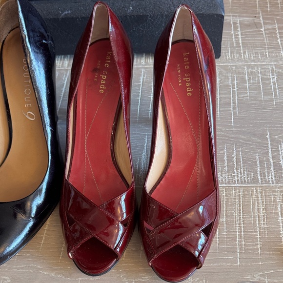 4 pair Patent Pointed-Toe Pumps (kate spade, Banana Republic, Nine West) - Picture 2 of 11
